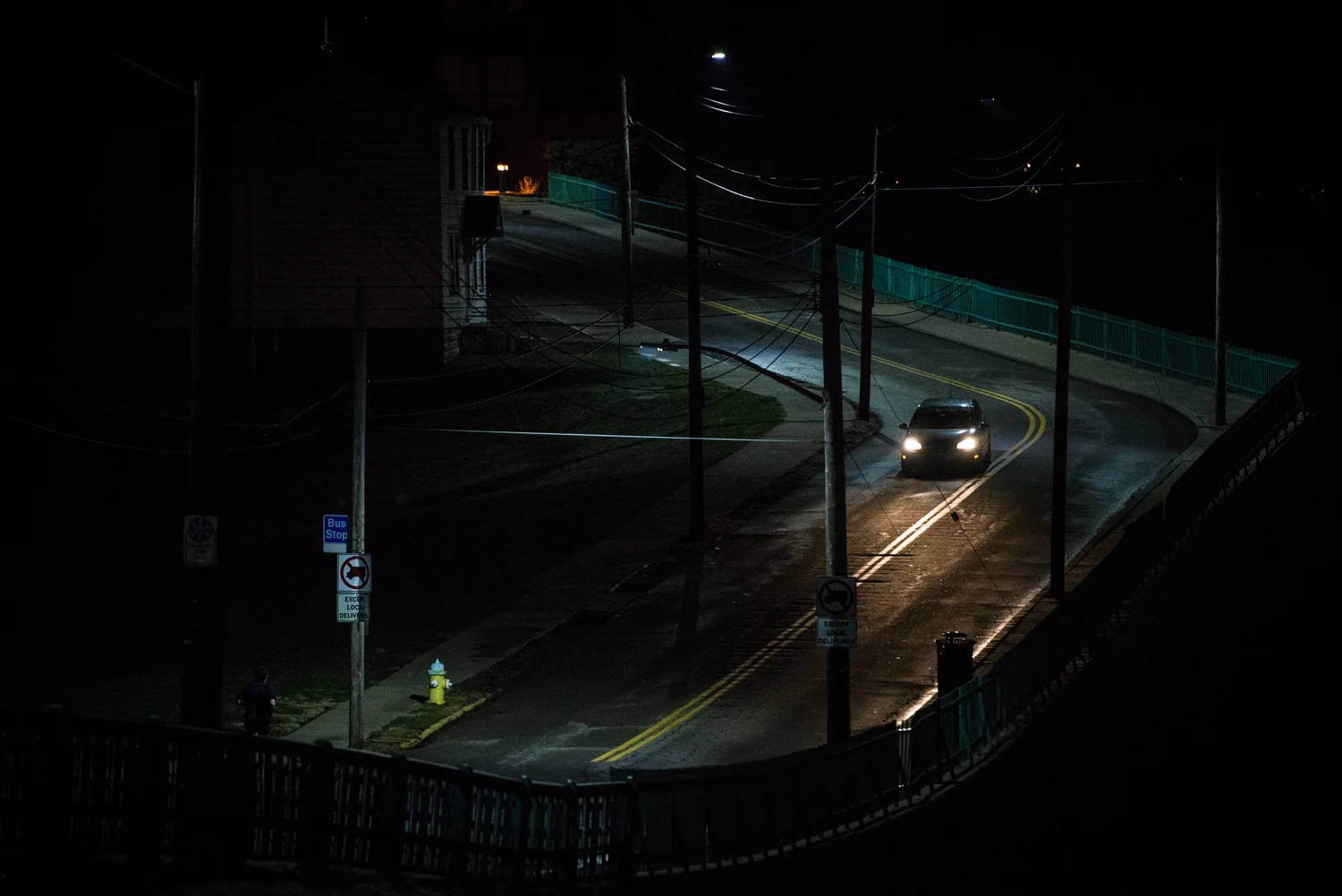  One of the features I love about my Nikon D600 is its ability to see in the dark without compromising clarity. This image was captured with a high ISO of 4000, which allowed for a shutter speed of 1/160th at F 3.2, yes there is very little grain present. 