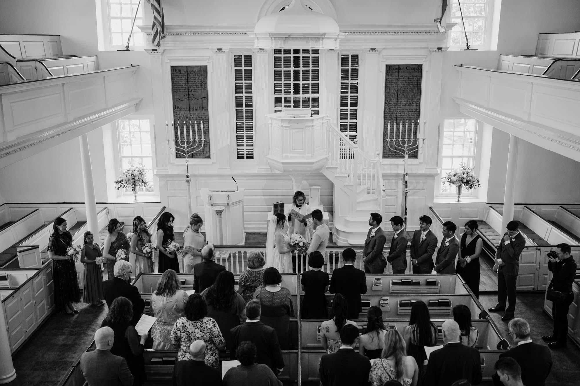 A ceremony at Christ Church in Alexandria, VA.
